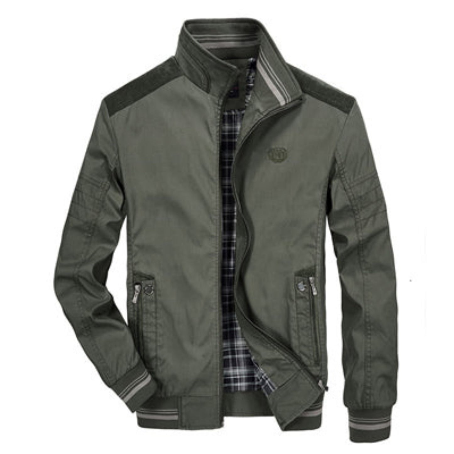 Herren Bomberjacke Winddicht Zip-Up Freizeitjacke - BerlinGlamour