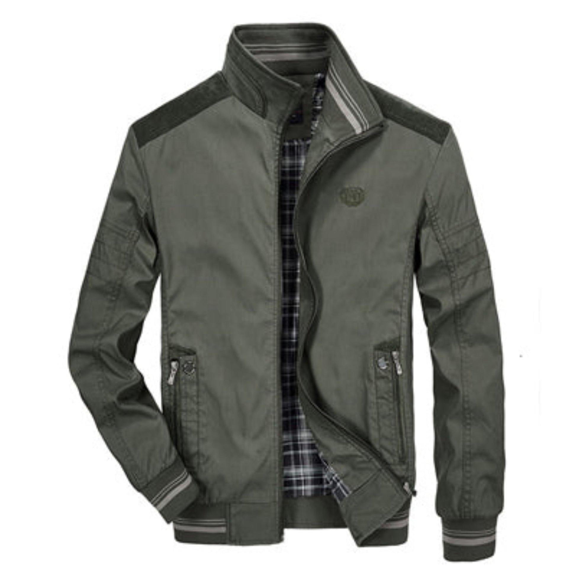Herren Bomberjacke Winddicht Zip-Up Freizeitjacke - BerlinGlamour