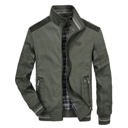 Herren Bomberjacke Winddicht Zip-Up Freizeitjacke - BerlinGlamour