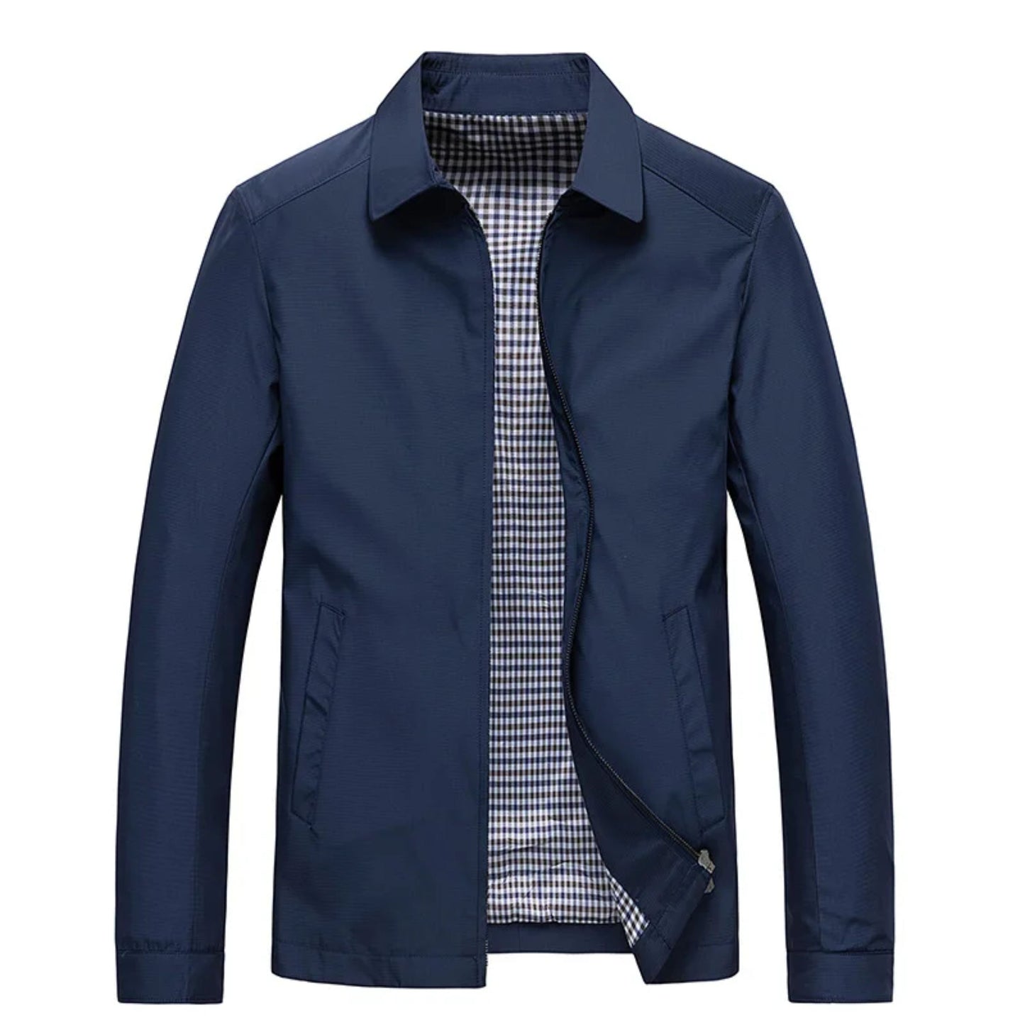 Herrenjacke Winddicht Leicht Zip-Up Harrington Jacke - BerlinGlamour