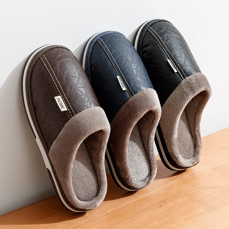 Warme Herren Hausschuhe Pantoffeln - BerlinGlamour