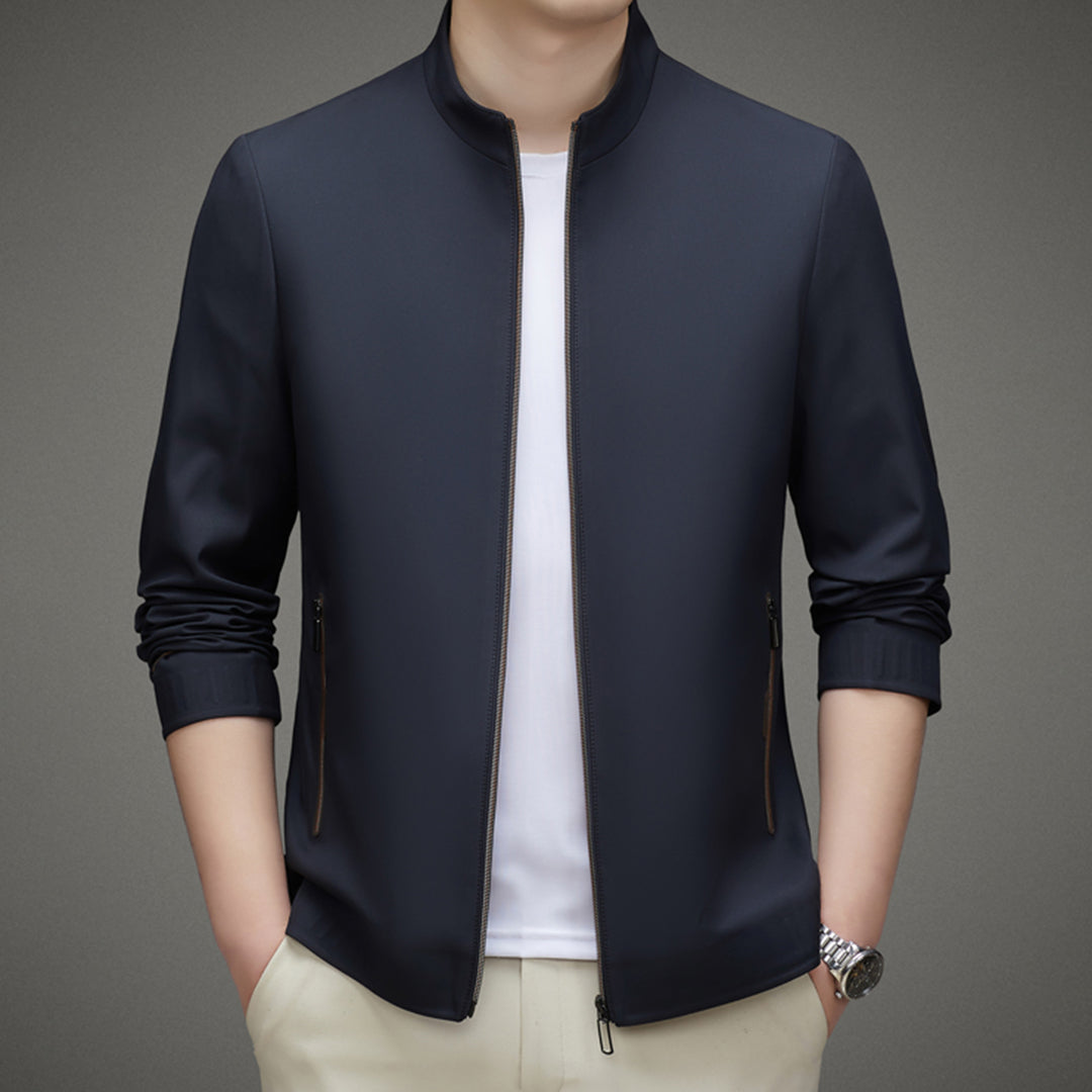 Schmale Herrenjacke Slim Fit mit Reißverschluss