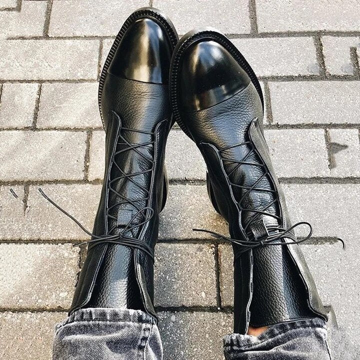 Damen Stiefeletten Absatz Vintage Schuhe Hochzeit