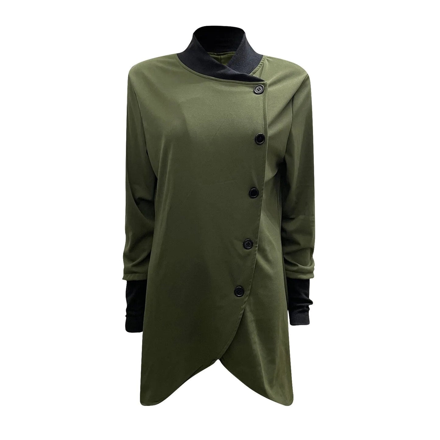 Stylische Knopfjacke Damen Winter