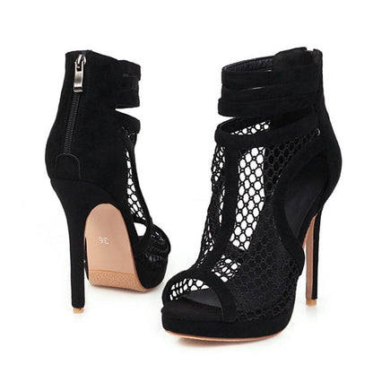 Stiefeletten Damen Hochglanz Berlin Chic