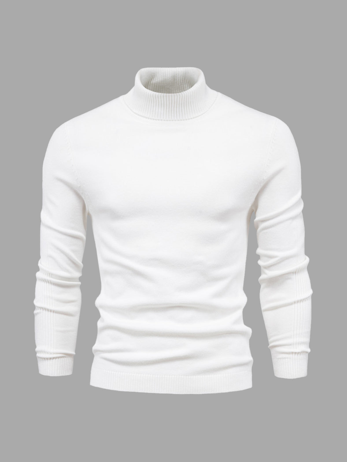 Herren Rollkragenpullover Waschbar Weich