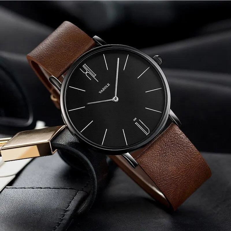 Herren Armbanduhr Klassisch Luxus Stil