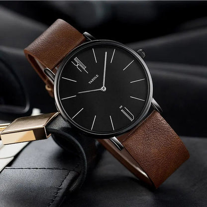 Herren Armbanduhr Klassisch Luxus Stil