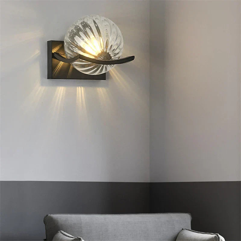 Moderne LED Glas Wandlampe Dimmbar Berlin - BerlinGlamour