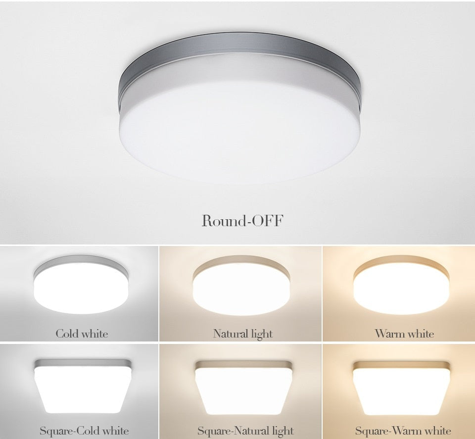 Schlanke LED Deckenlampe Modern Dimmbar