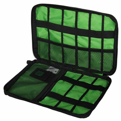 Wasserdichte Kabelorganizer Tasche Tragbar Schwarz