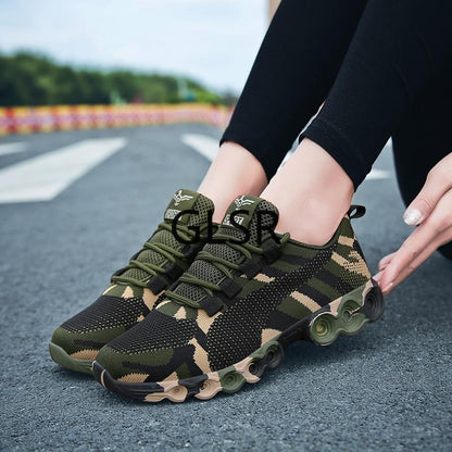 Sneakers Atmungsaktiv Tarnmuster Sportlich