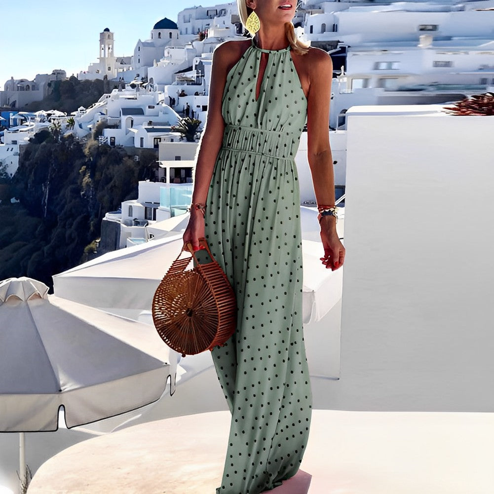 Ärmelloses Clara Bohème-Kleid