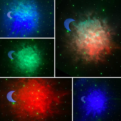 Sternenprojektor Galaxy Glow Rotierend Farbig