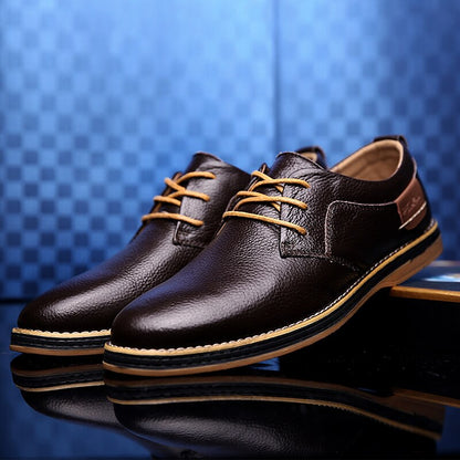 Lederschuhe Herren Oxford Schuhe Elegante Qualität