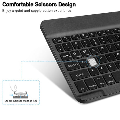 Bluetooth Tastatur Set Kabellos mit Maus