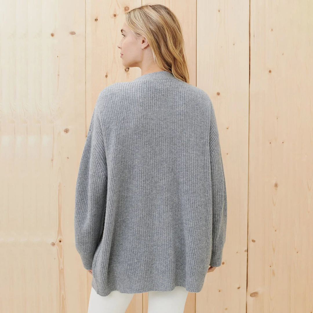 Großer Damen-Cardigan Oversized Weich