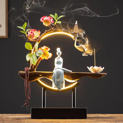 Räuchergefäß Wasserfall Design für Zen Atmosphäre