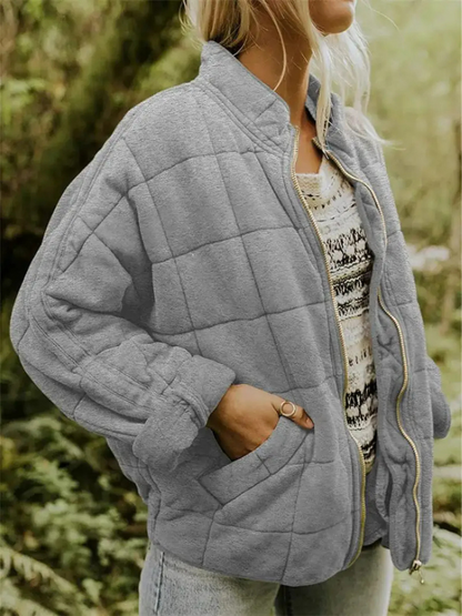 Lisbeth Damen Winterjacke Hellgrau
