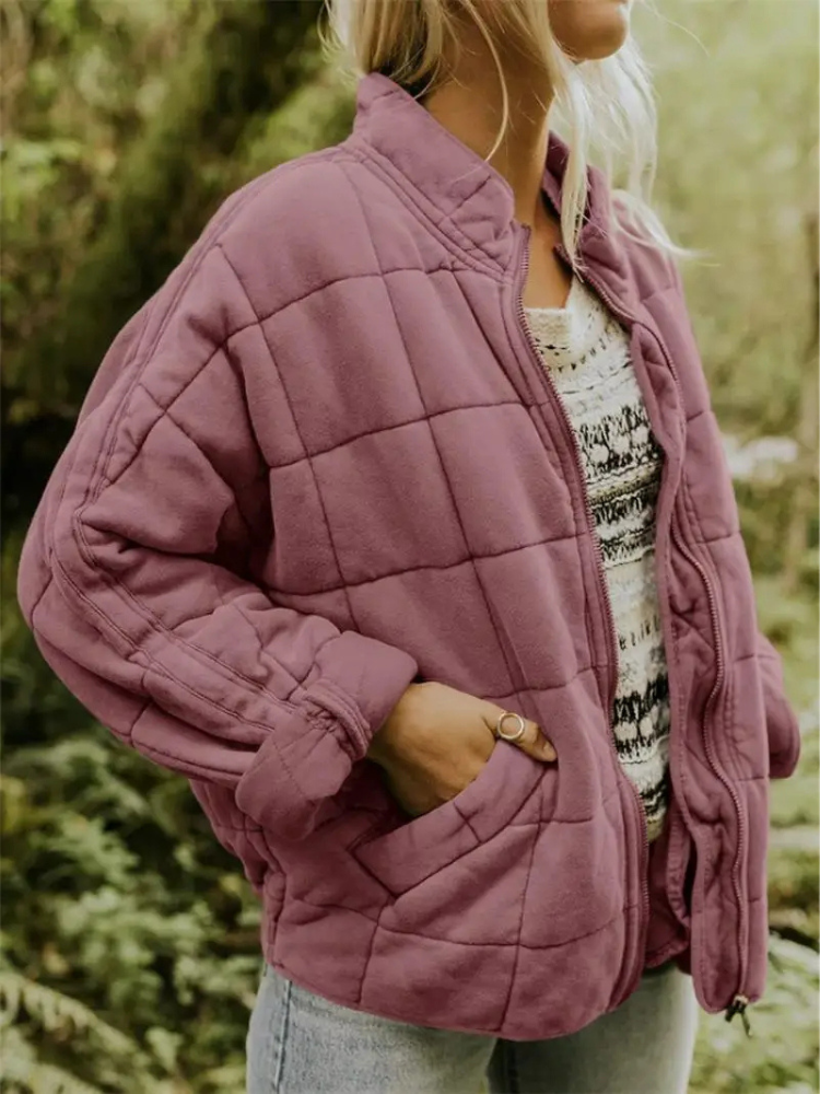 BerlinGlamour | Übergangsjacke Übergroße, Verdickte Jacke für Frauen, die stilvoll und elegant aussehen. Mit ihrer exklusiven Verarbeitung und ihrem zeitlosen Design, sind