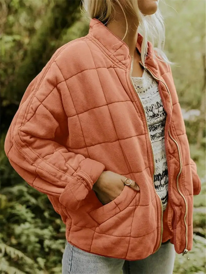 BerlinGlamour | Übergangsjacke Übergroße, Verdickte Jacke für Frauen, die stilvoll und elegant aussehen. Mit ihrer exklusiven Verarbeitung und ihrem zeitlosen Design, sind