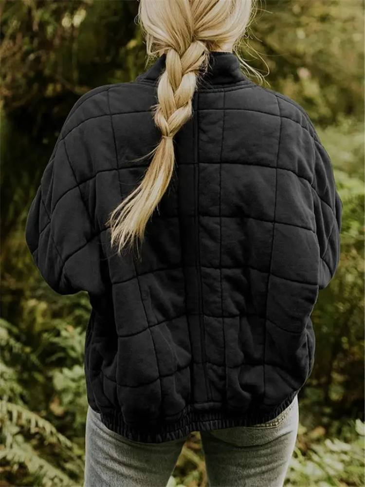 BerlinGlamour | Übergangsjacke Übergroße, Verdickte Jacke für Frauen, die stilvoll und elegant aussehen. Mit ihrer exklusiven Verarbeitung und ihrem zeitlosen Design, sind