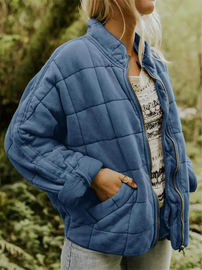 BerlinGlamour | Übergangsjacke Übergroße, Verdickte Jacke für Frauen, die stilvoll und elegant aussehen. Mit ihrer exklusiven Verarbeitung und ihrem zeitlosen Design, sind