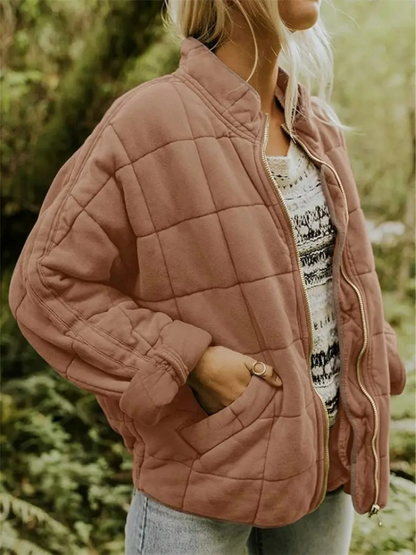 BerlinGlamour | Übergangsjacke Übergroße, Verdickte Jacke für Frauen, die stilvoll und elegant aussehen. Mit ihrer exklusiven Verarbeitung und ihrem zeitlosen Design, sind