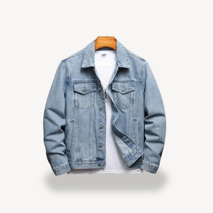 Hellblaue Jeansjacke für Herren | Loravelle 1