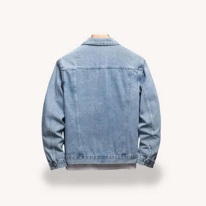 Hellblaue Jeansjacke für Herren | Loravelle 2