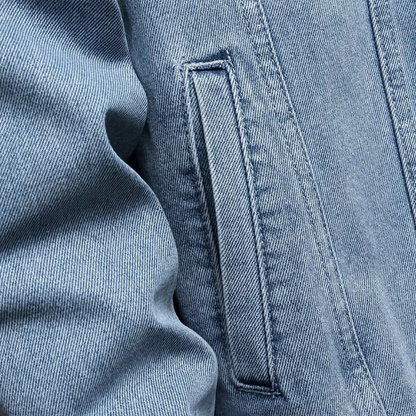 Hellblaue Jeansjacke für Herren | Loravelle 6