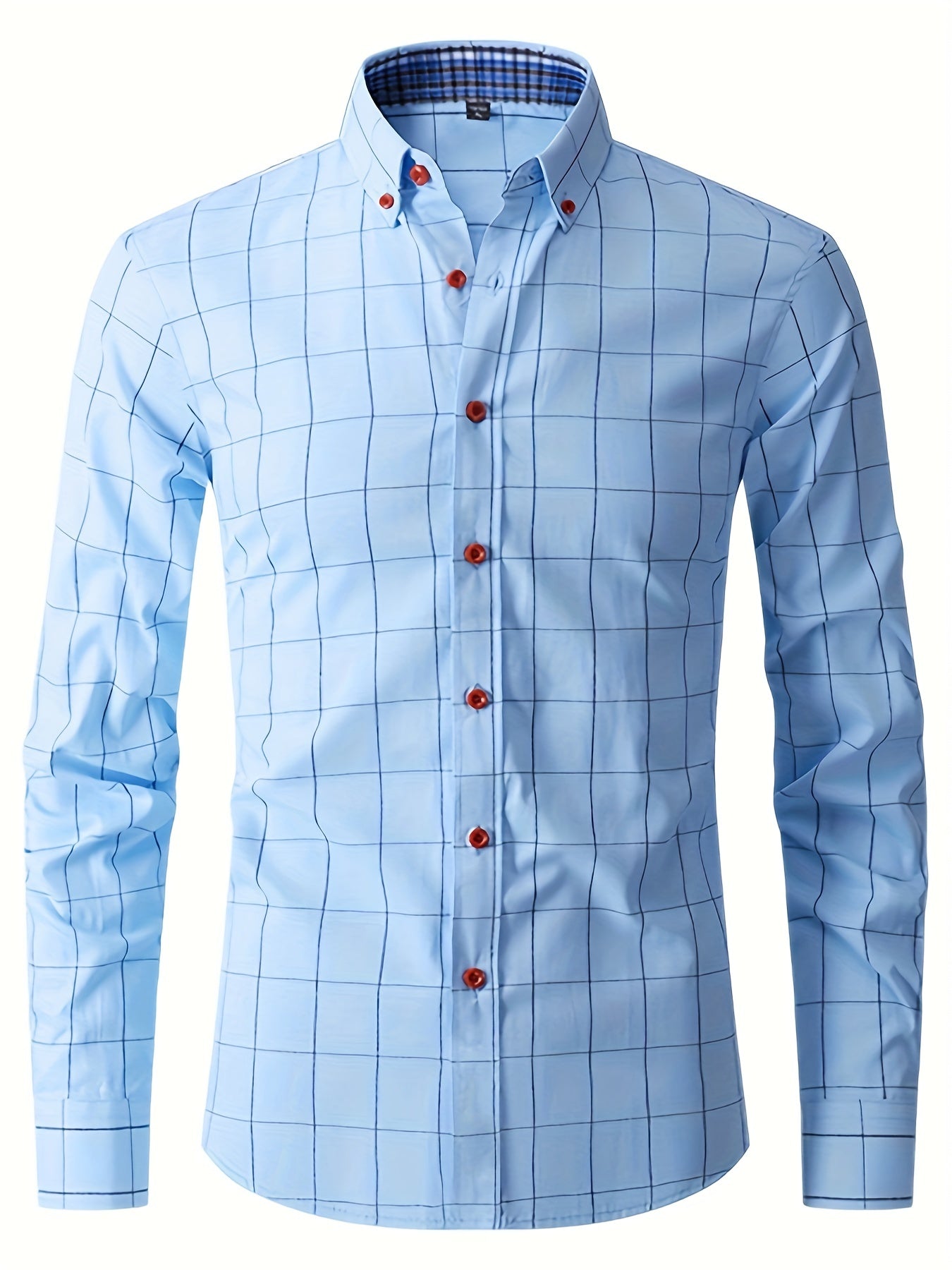 Herren Hemd Langarm Slim Fit Oxford Style - BerlinGlamour