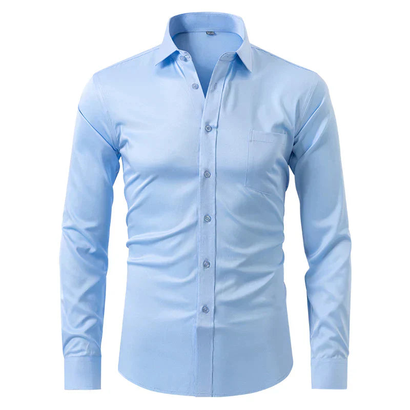 Hemd - Langarm - Stretchig - Bügelfreies Hemd - Herrenhemd-Chaps Herrenmode