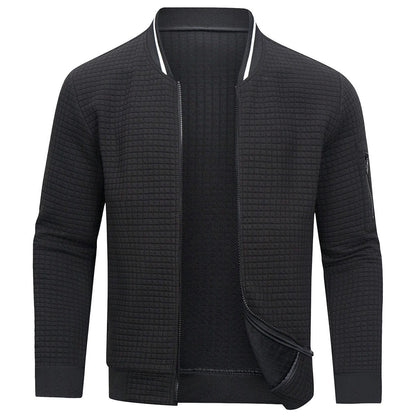 Herren Sweatshirt Langarm Warm Reißverschluss Strickjacke - BerlinGlamour
