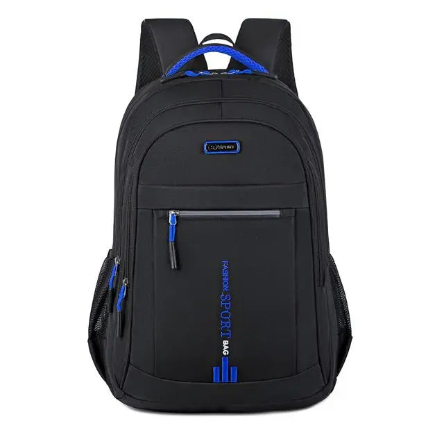 Herren Rucksack Wasserdicht Oxford Stylisch Schwarz