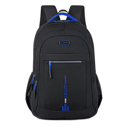 Herren Rucksack Wasserdicht Oxford Stylisch Schwarz