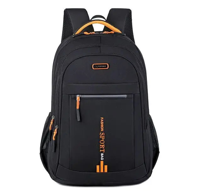 Herren Rucksack Wasserdicht Oxford Stylisch Schwarz