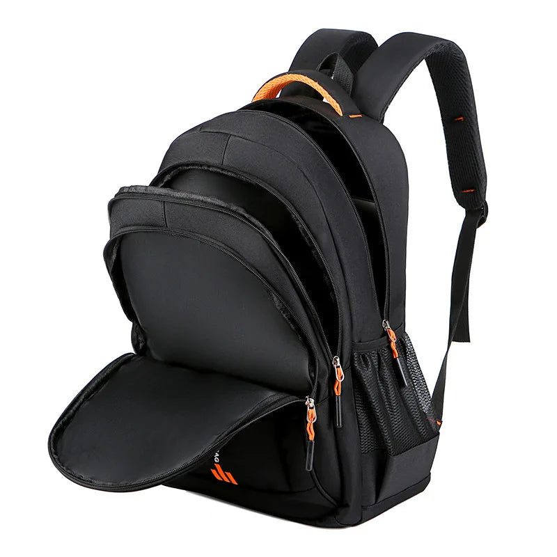 Herren Rucksack Wasserdicht Oxford Stylisch Schwarz