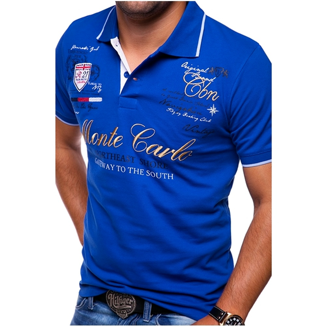 Herren Polo Shirt Stylisch Modern Slim Fit