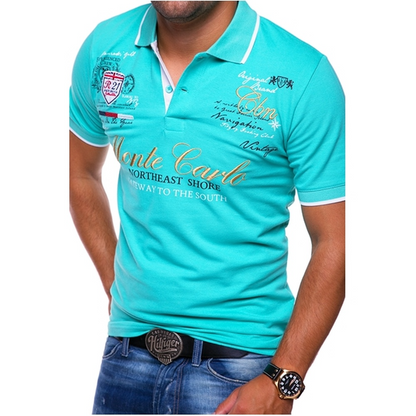Herren Polo Shirt Stylisch Modern Slim Fit