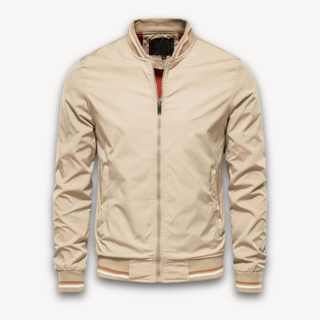 Leichte Bomberjacke Stehkragen Modern