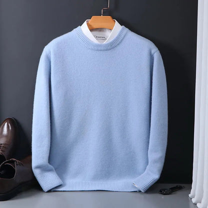 Herren Pullover Rundhals Elegante Strickware für Büro und Alltag