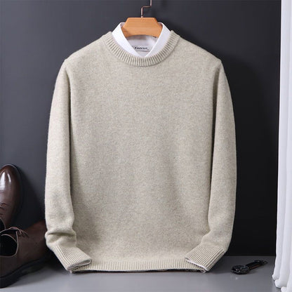 Herren Pullover Rundhals Elegante Strickware für Büro und Alltag