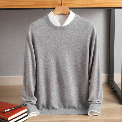 Herren Pullover Rundhals Elegante Strickware für Büro und Alltag