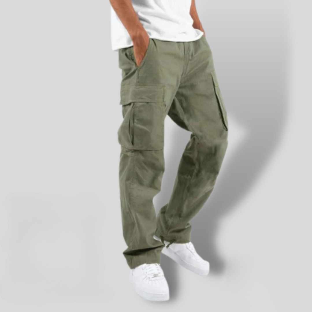 Bequeme Cargo-Hose Lockere Passform Mit Vielen Taschen