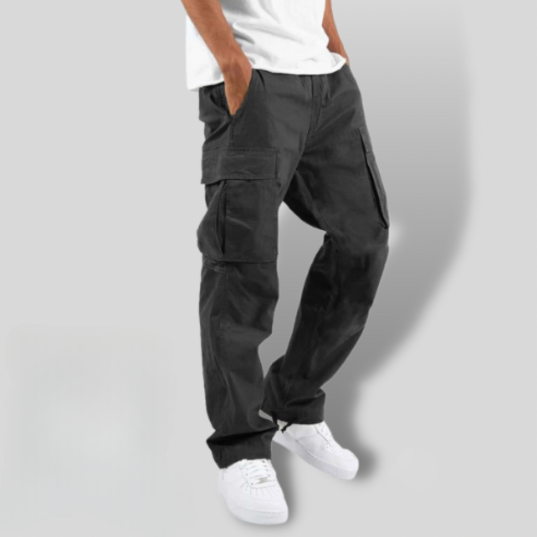 Bequeme Cargo-Hose Lockere Passform Mit Vielen Taschen