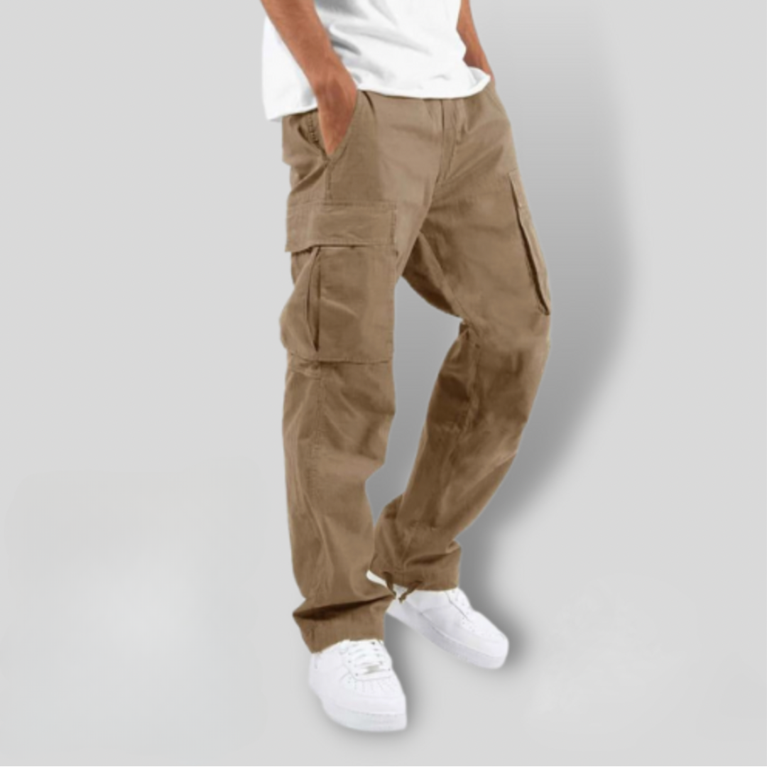 Bequeme Cargo-Hose Lockere Passform Mit Vielen Taschen