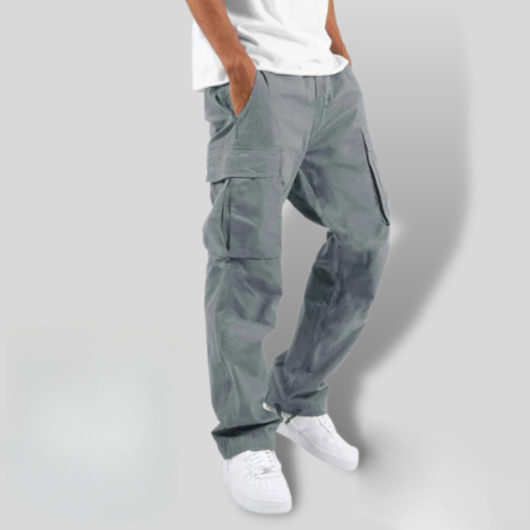 Bequeme Cargo-Hose Lockere Passform Mit Vielen Taschen