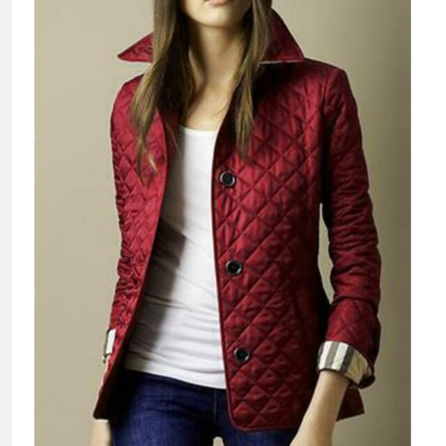 Damen Steppjacke Leicht Quilted Winter Mantel - BerlinGlamour