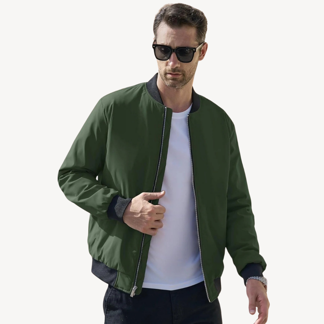 Herren-Bomberjacke mit Steppfutter | Loravelle 2